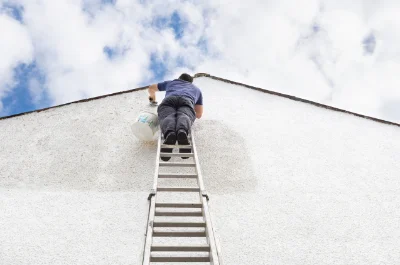 Peinture extérieure à Gibret — façades et ravalement